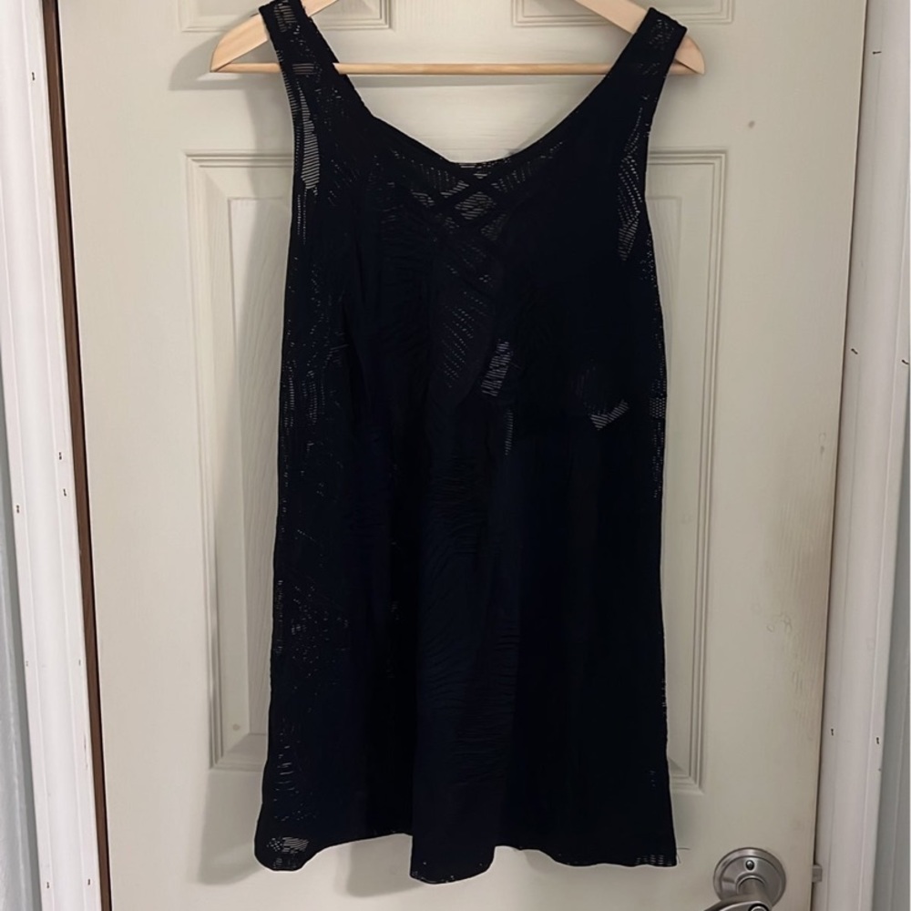 Brand new sheer black cover up